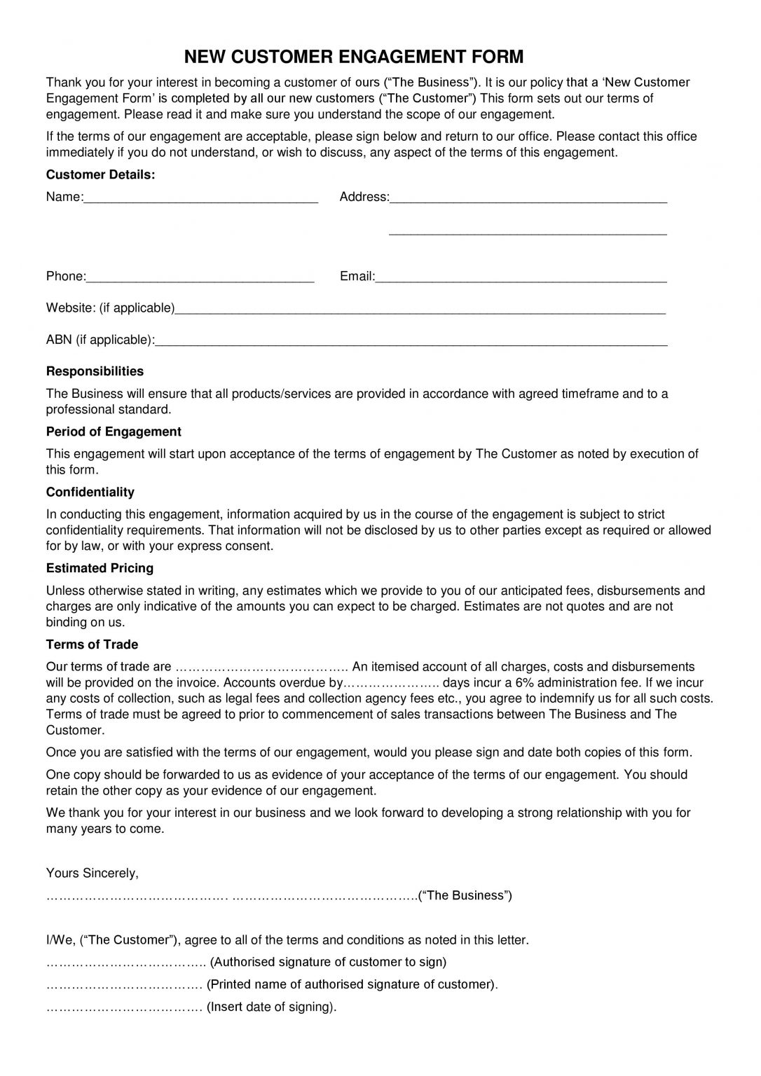 New Customer Engagement Form-page-001 - CollectMORE